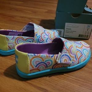 Tiny Toms Alpargata Rainbow Fields Toddler Shoes 7